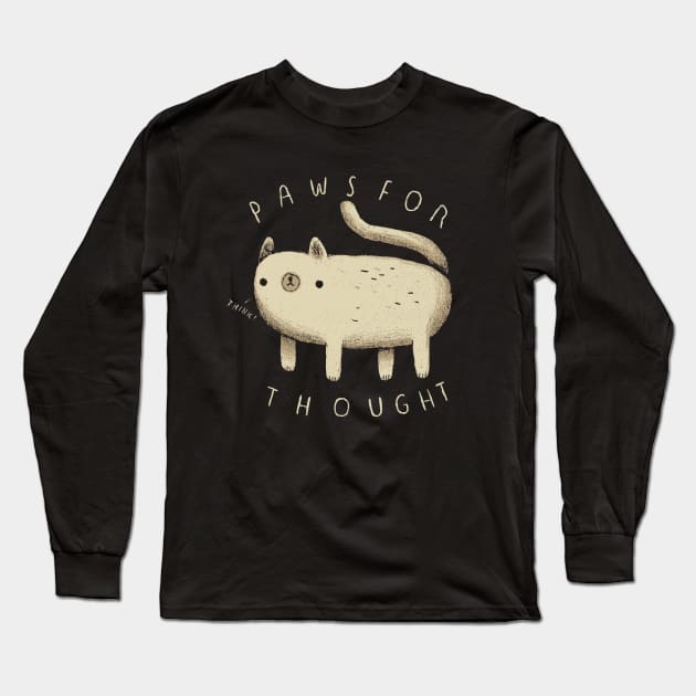 paws for thought Long Sleeve T-Shirt by Louisros